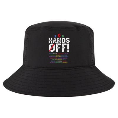 Hands Off Protest Social Security And Medicare Protest Cool Comfort Performance Bucket Hat