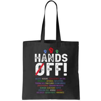 Hands Off Protest Social Security And Medicare Protest Bag