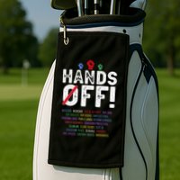 Hands Off Protest Social Security And Medicare Protest Golf Towel