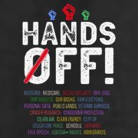 Hands Off Protest Social Security And Medicare Protest Golf Towel