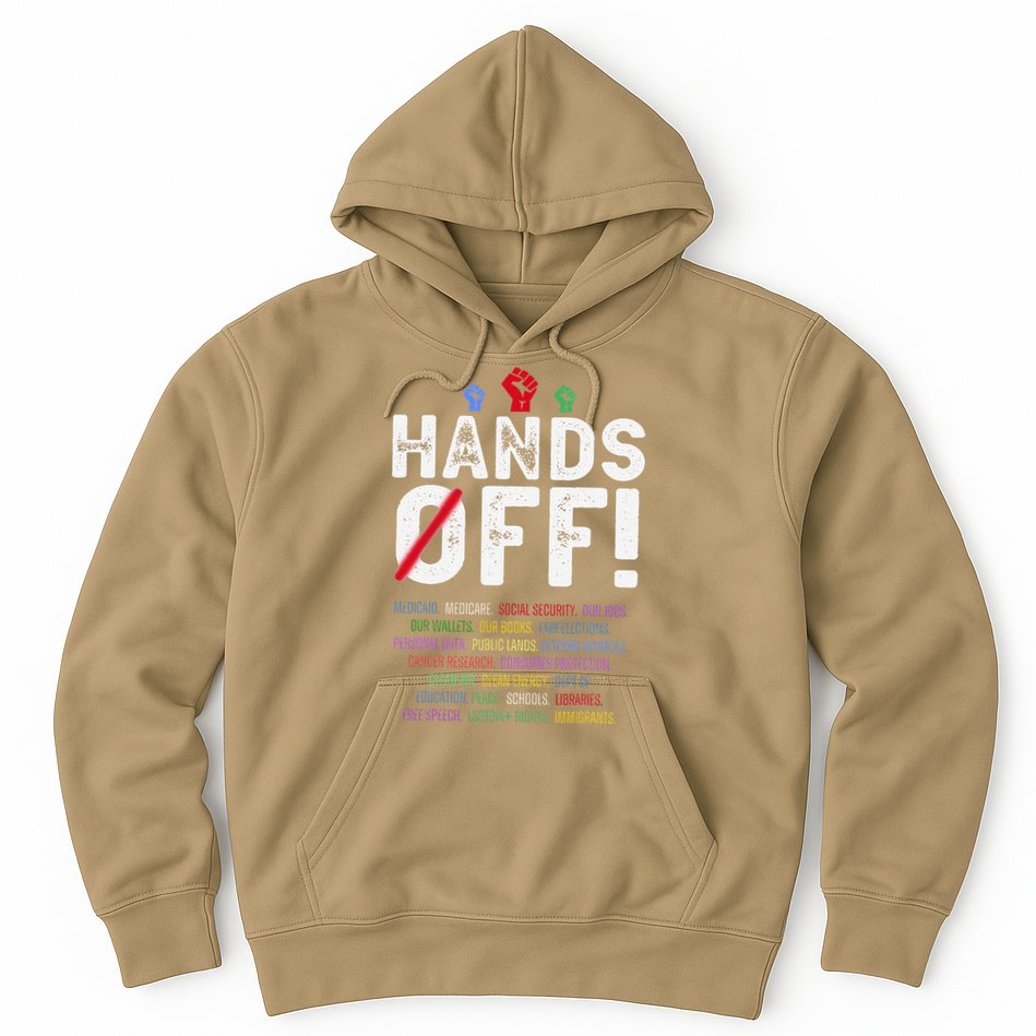 Hands Off Protest Social Security And Medicare Protest Hoodie