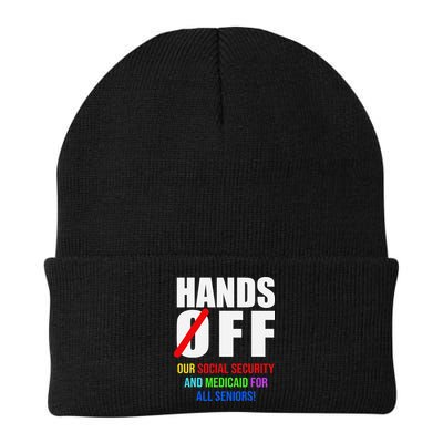 Hands Off Protest Social Security And Medicare Protest Beanie