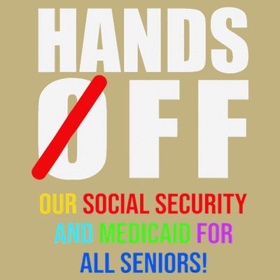 Hands Off Protest Social Security And Medicare Protest T-Shirt