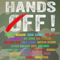 Hands Off Protest Social Security And Medicare Protest Legacy Tie Dye Trucker Hat