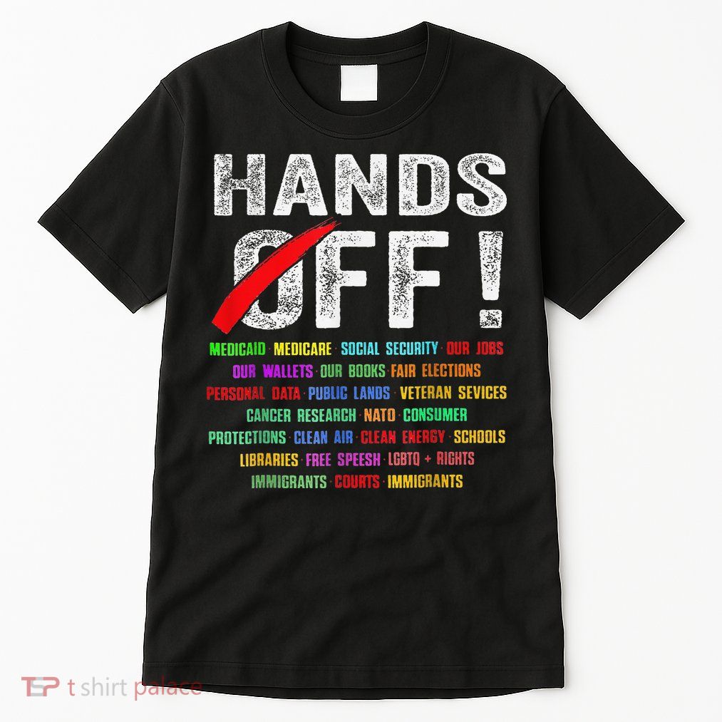 Hands Off Protest Social Security And Medicare Protest Tall T-Shirt