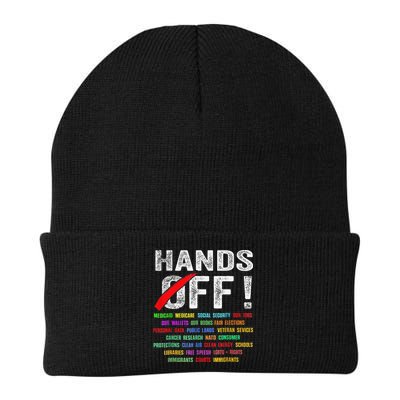 Hands Off Protest Social Security And Medicare Protest Beanie