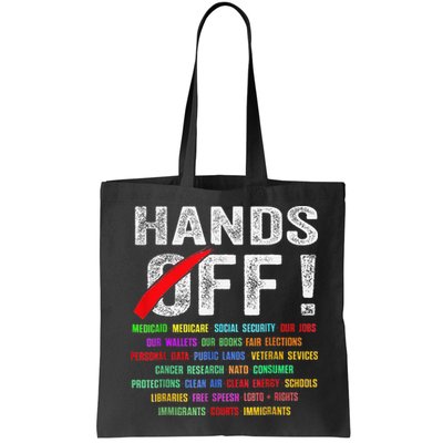 Hands Off Protest Social Security And Medicare Protest Bag
