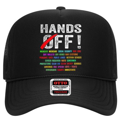 Hands Off Protest Social Security And Medicare Protest Trucker Hat