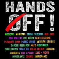 Hands Off Protest Social Security And Medicare Protest Wool Snapback Cap