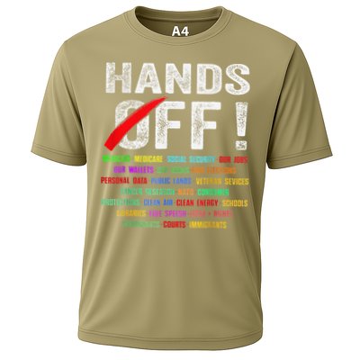 Hands Off Protest Social Security And Medicare Protest Performance Shirt