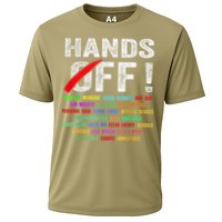 Hands Off Protest Social Security And Medicare Protest Cooling Performance Crew T-Shirt