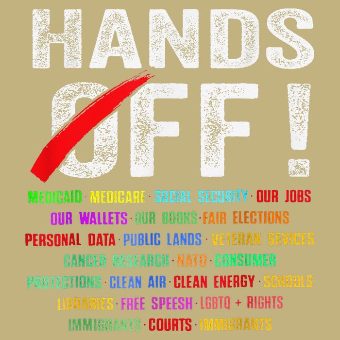 Hands Off Protest Social Security And Medicare Protest Cooling Performance Crew T-Shirt