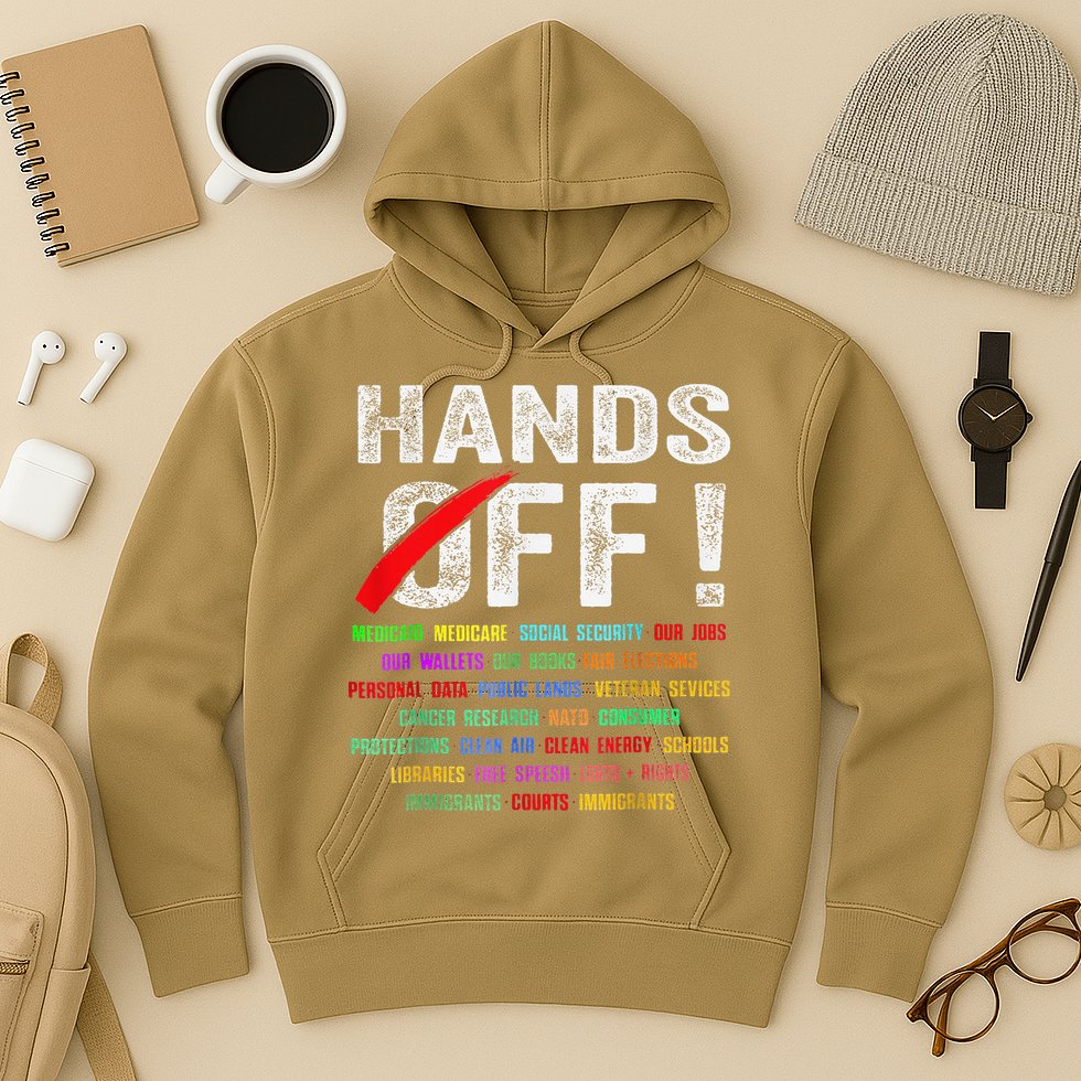 Hands Off Protest Social Security And Medicare Protest Hoodie