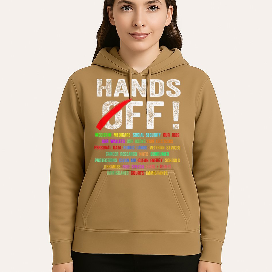 Hands Off Protest Social Security And Medicare Protest Hoodie