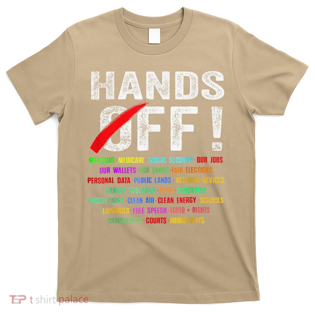Hands Off Protest Social Security And Medicare Protest T-Shirt