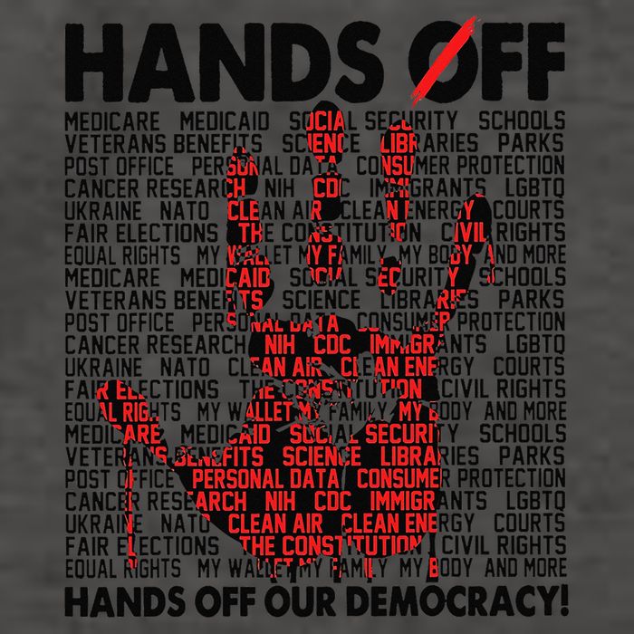Hands Off Protest Social Security And Medicare Protest Gift Vector Backpack