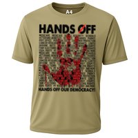 Hands Off Protest Social Security And Medicare Protest Gift Cooling Performance Crew T-Shirt