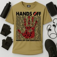 Hands Off Protest Social Security And Medicare Protest Gift Cooling Performance Crew T-Shirt