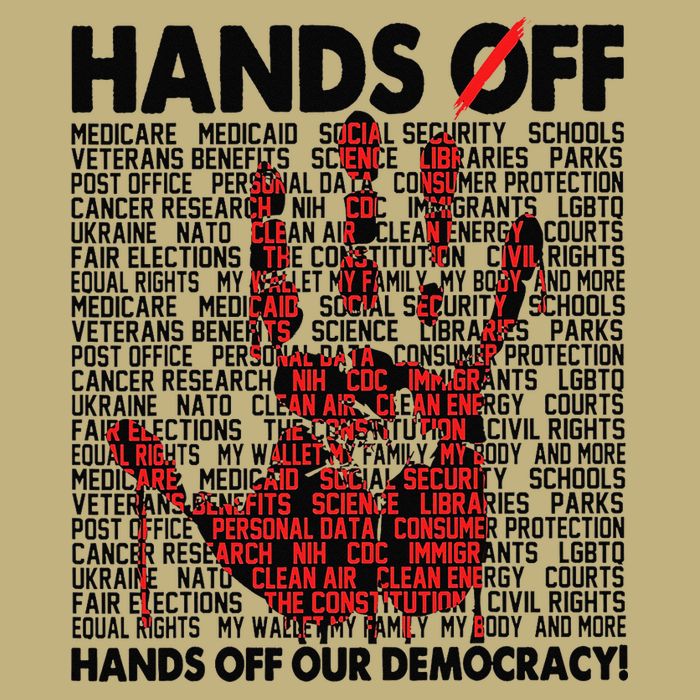 Hands Off Protest Social Security And Medicare Protest Gift Cooling Performance Crew T-Shirt