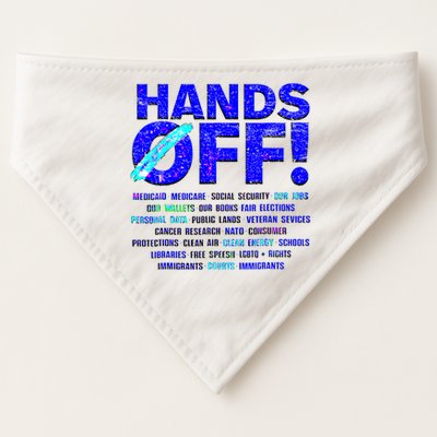 Hands Off Protest  USA-Made Doggie Bandana
