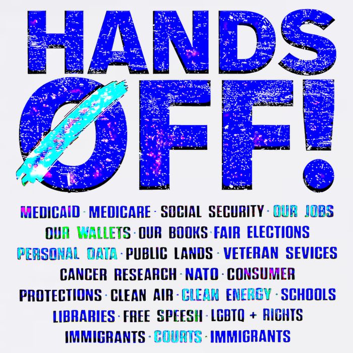 Hands Off Protest  Cooling Performance Crew T-Shirt