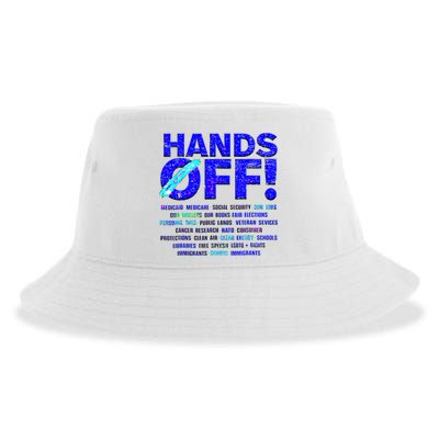 Hands Off Protest  Sustainable Bucket Hat