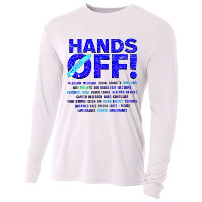 Hands Off Protest  Cooling Performance Long Sleeve Crew