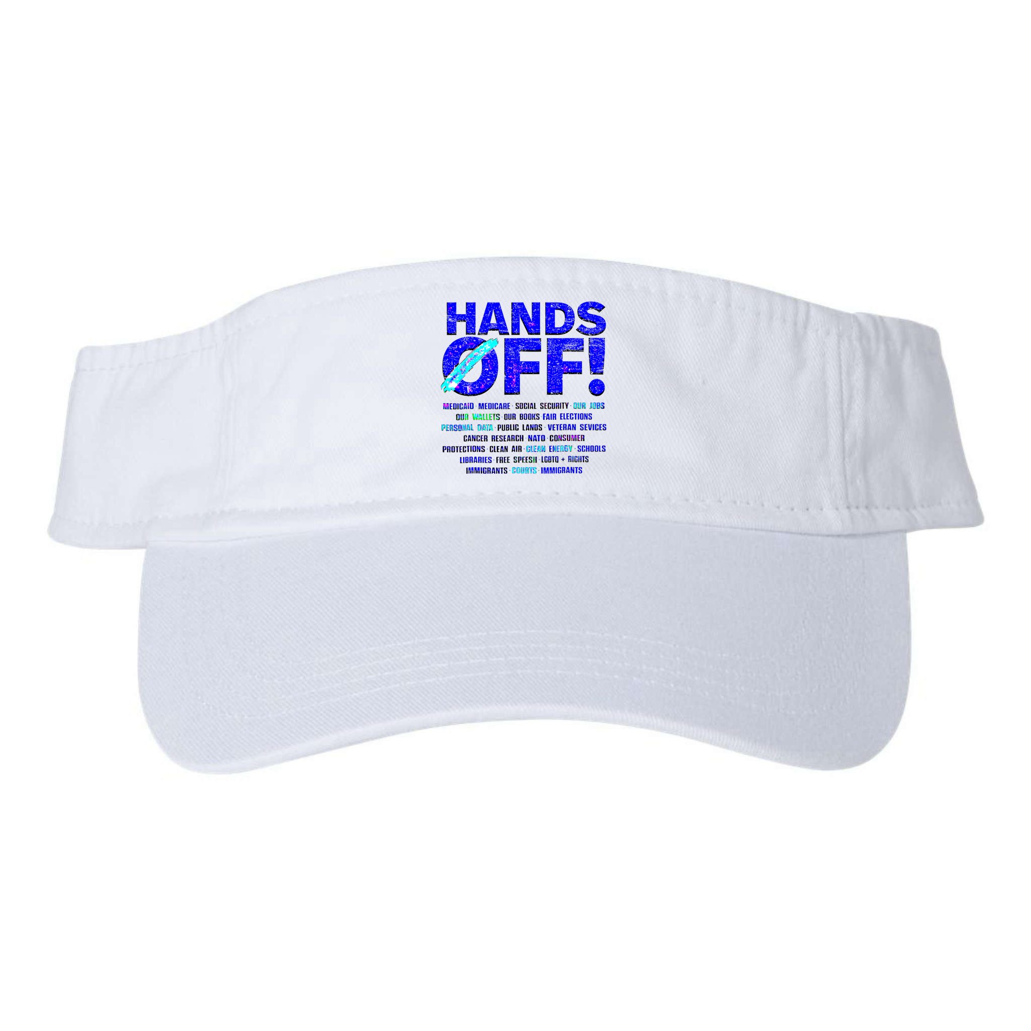 Hands Off Protest  Visor