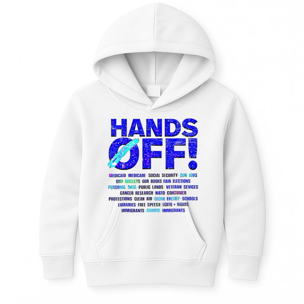 Hands Off Protest  Kids Hoodie