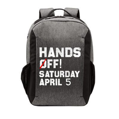 Hands Off Protest Saturday April 5 Social Security Medicare  Vector Backpack