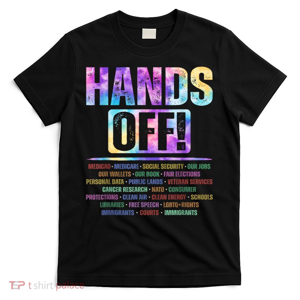 Hands Off Protest Social Security And Medicare Protest   T-Shirt