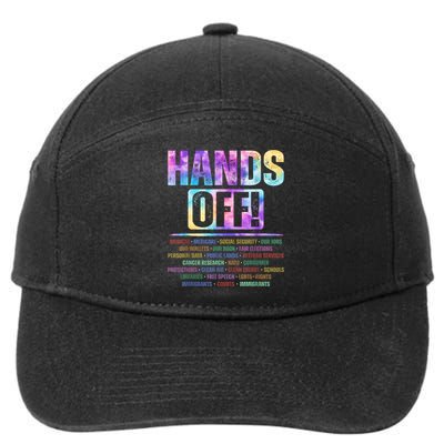 Hands Off Protest Social Security And Medicare Protest   7-Panel Snapback Hat