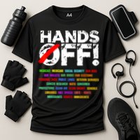 Hands Off Protest Social Security And Medicare Protest  Cooling Performance Crew T-Shirt