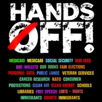 Hands Off Protest Social Security And Medicare Protest  Cooling Performance Crew T-Shirt