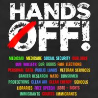 Hands Off Protest Social Security And Medicare Protest  Adult Drive Performance Visor