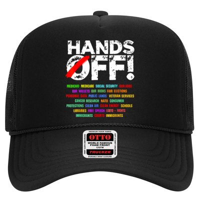 Hands Off Protest Social Security And Medicare Protest  Trucker Hat