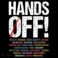 Hands Off Protest 16 in Basic Backpack