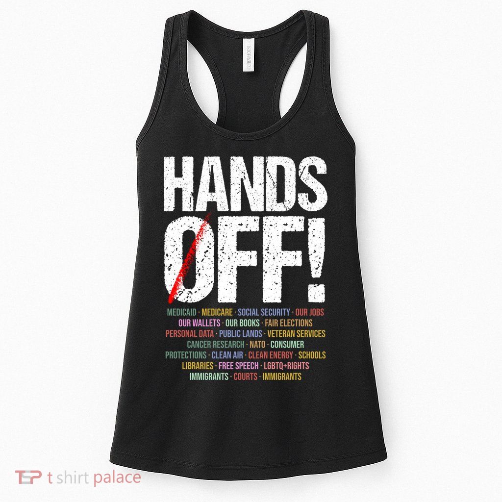 Hands Off Protest Womens Tank Top