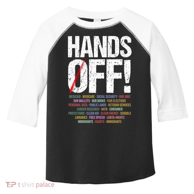Hands Off Protest Toddler Fine Jersey T-Shirt