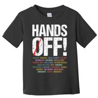 Hands Off Protest Toddler T-Shirt