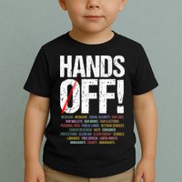 Hands Off Protest Toddler T-Shirt