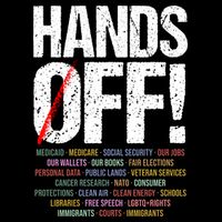 Hands Off Protest Ladies Long Sleeve Shirt