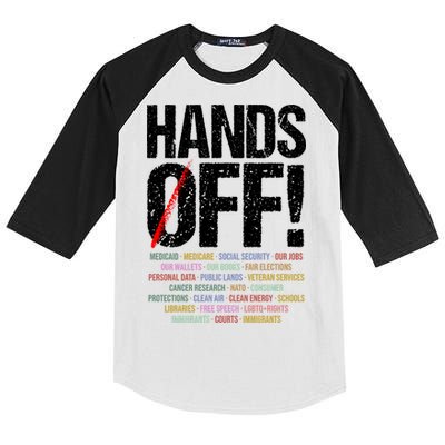 Hands Off Protest Kids Colorblock Raglan Jersey