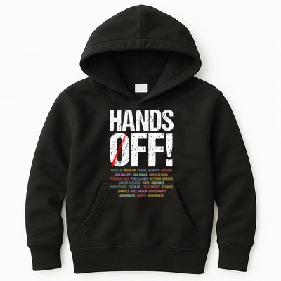 Hands Off Protest Kids Hoodie
