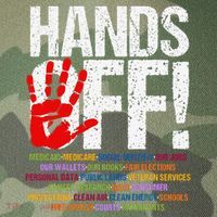 Hands Off Protest Social Security And Medicare Protest Funny Legacy Tie Dye Trucker Hat