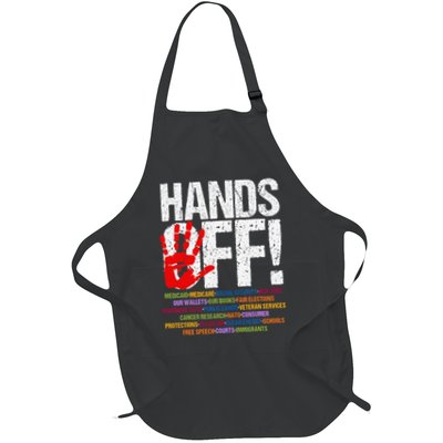 Hands Off Protest Social Security And Medicare Protest Funny Apron