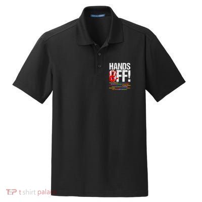Hands Off Protest Social Security And Medicare Protest Funny Dry Zone Grid Polo