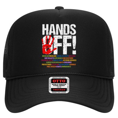 Hands Off Protest Social Security And Medicare Protest Funny Trucker Hat