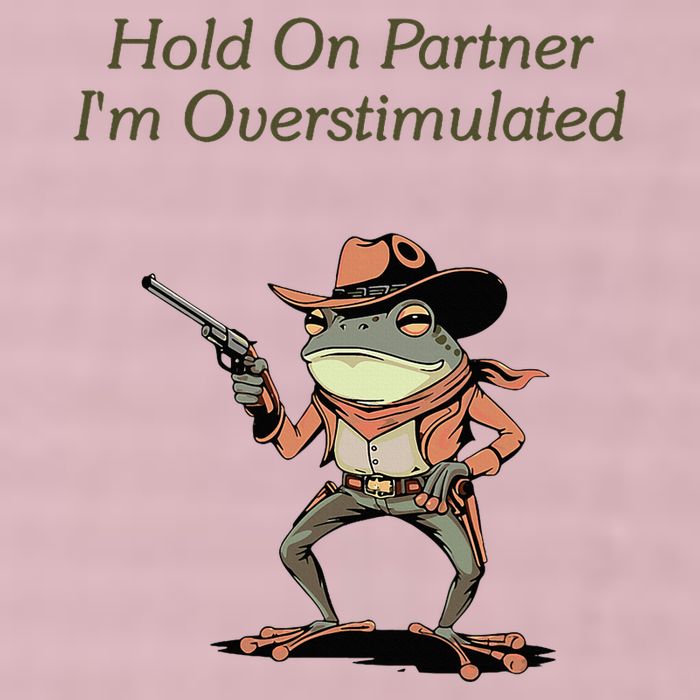 Hold On Partner IM Overstimulated Frog 25L Jumbo Tote