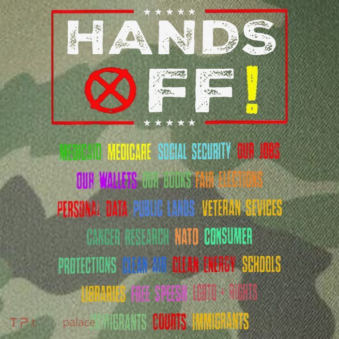 Hands Off Protest Social Security And Medicare Protest Legacy Tie Dye Trucker Hat